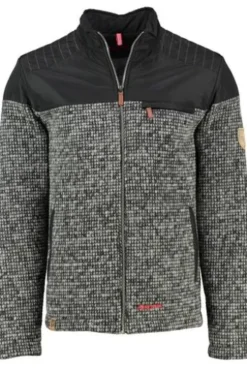 ALMGWAND Walk Jacke anthrazit meliert