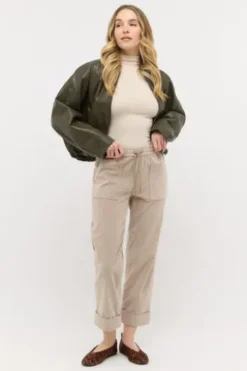 ANGELS Cord-Hose Liberta Urban mud-schlamm