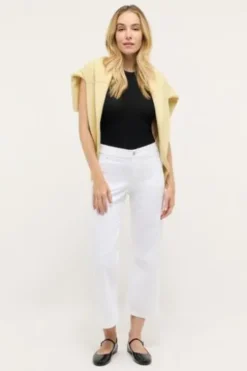 ANGELS Jeans Linn Smart white Wide Fit