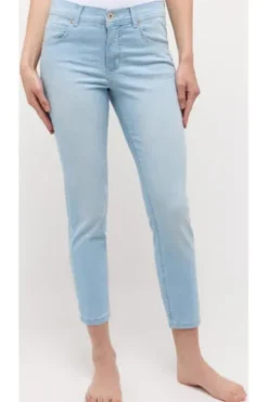 ANGELS 7/8 Jeans Ornella bleached blue used Slim Fit