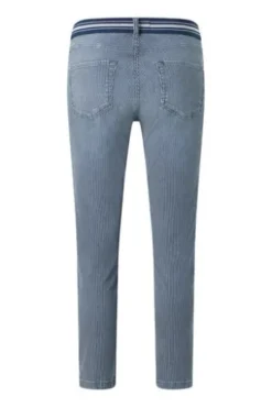 ANGELS 7/8 Jeans Ornella Sporty blue used gestreift Slim Fit