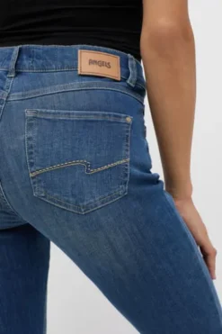 ANGELS Jeans Skinny jeansblau used einfarbig Skinny Skinny