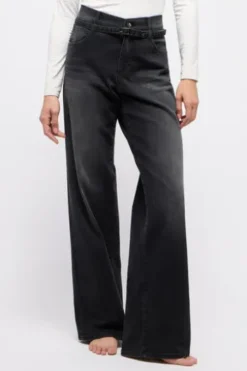 ANGELS LIZ BELT Jeans anthrazit used Relaxed Fit