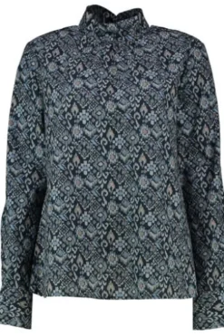 ANNA Bluse blau