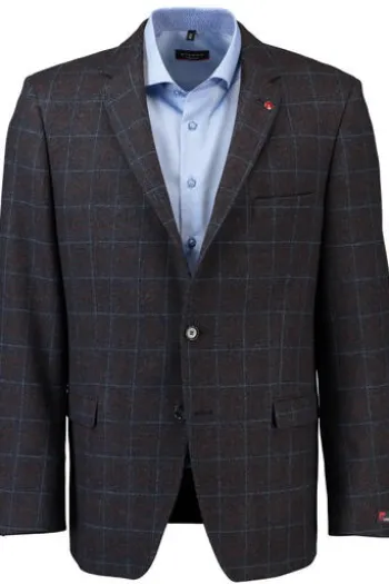 ATELIER TORINO Karo Sakko marine