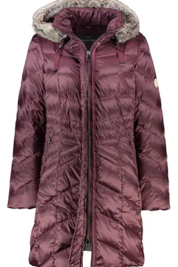 BARBARA LEBEK Daunen-Steppjacke burgund