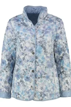 BARBARA LEBEK Wende-Steppjacke hellblau