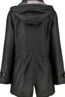 BARBOUR Jacke schwarz Crannich Wax
