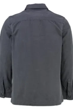 BARBOUR Overshirt Washed classic navy Langarm