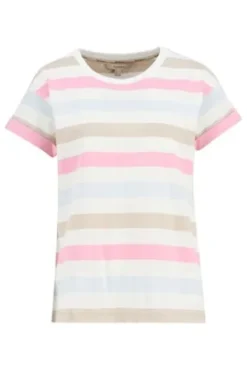 BARBOUR Shirt Lyndale rosa gestreift