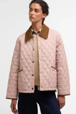 BARBOUR Steppjacke Icons Cropped Liddesdale rosa