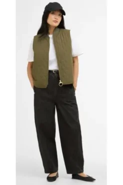 BARBOUR Steppweste Roeburn Gilet oliv