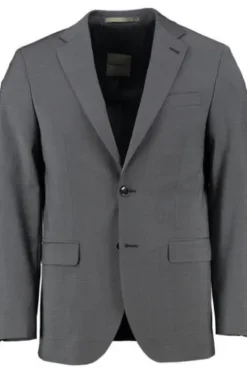 BENVENUTO Baukasten Sakko Modern Fit strukturiert anthrazit