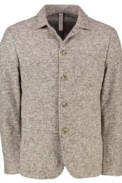 BENVENUTO Overjacket Loretto taupe gemustert