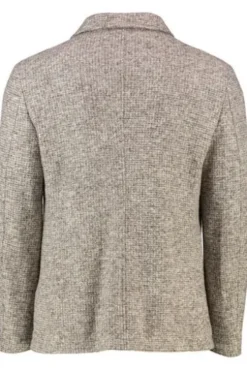 BENVENUTO Overjacket Loretto taupe gemustert