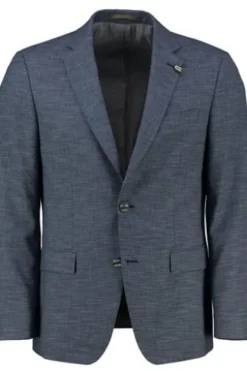 BENVENUTO Sakko blau mit Leinen