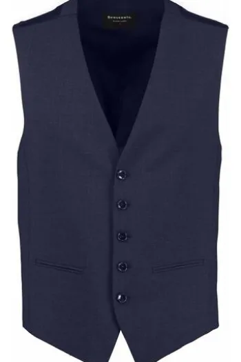 BENVENUTO Weste marine Modern Fit
