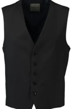 BENVENUTO Weste schwarz Modern Fit