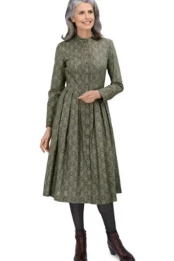BERWIN Kleid grün