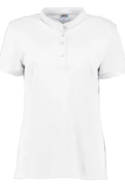 BERWIN Shirt weiß mit Spitzenborte