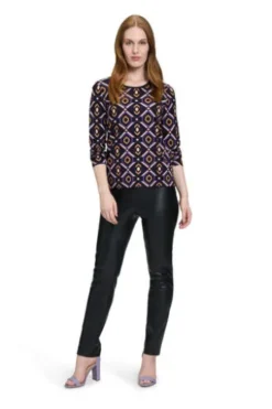 BETTY BARCLAY Basic Shirt purple/black