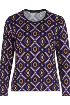 BETTY BARCLAY Basic Shirt purple/black