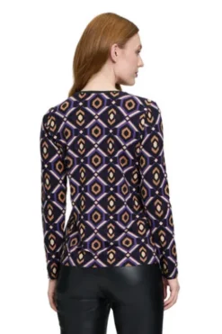 BETTY BARCLAY Basic Shirt purple/black