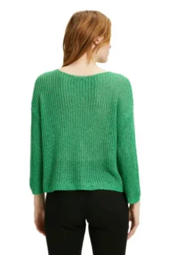 BETTY BARCLAY Basic-Strickpullover grün
