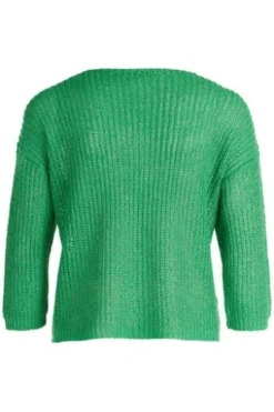 BETTY BARCLAY Basic-Strickpullover grün