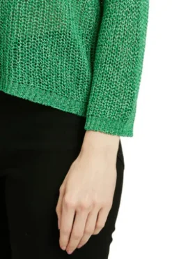 BETTY BARCLAY Basic-Strickpullover grün