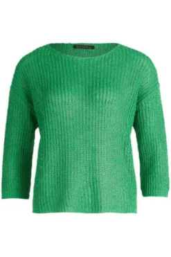 BETTY BARCLAY Basic-Strickpullover grün