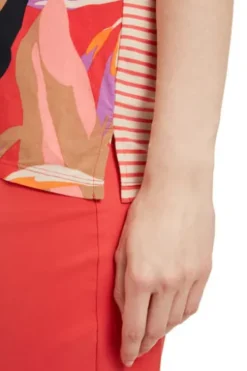 BETTY BARCLAY Casual-Shirt red/beige