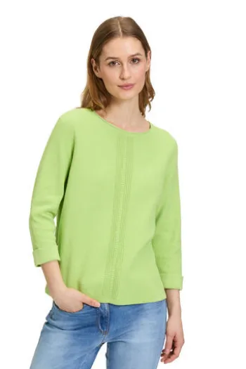 BETTY BARCLAY Feinstick-Pullover opaline green 3/4-Arm