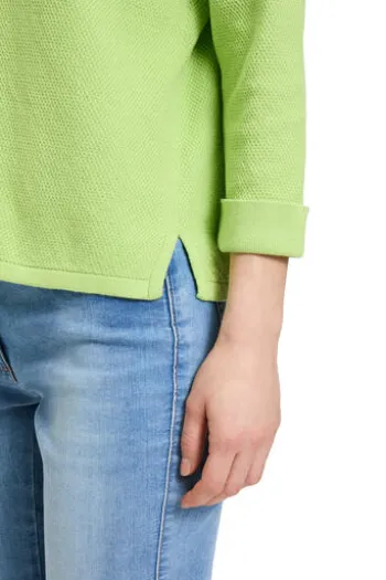 BETTY BARCLAY Feinstick-Pullover opaline green 3/4-Arm