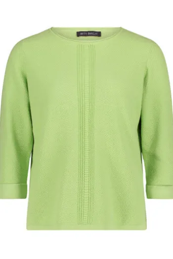 BETTY BARCLAY Feinstick-Pullover opaline green 3/4-Arm