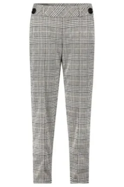 BETTY BARCLAY 7/8 Hose Beige kariert