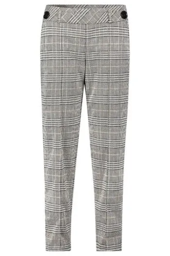 BETTY BARCLAY 7/8 Hose Beige kariert