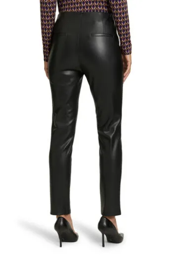 BETTY BARCLAY Kunstleder-Leggings schwarz