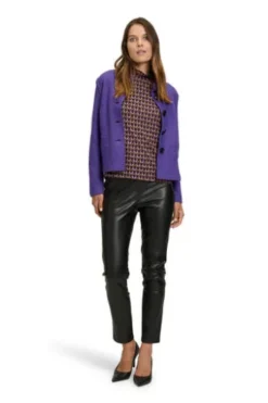 BETTY BARCLAY Kunstleder-Leggings schwarz