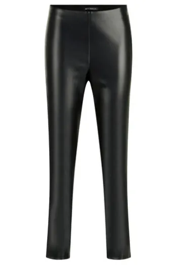 BETTY BARCLAY Kunstleder-Leggings schwarz
