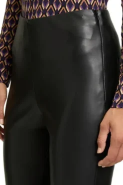 BETTY BARCLAY Kunstleder-Leggings schwarz