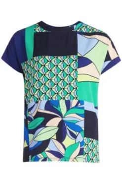 BETTY BARCLAY Printshirt dark blue/green