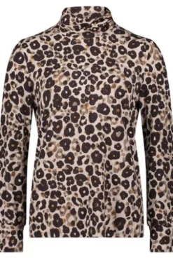 BETTY BARCLAY Shirt taupe/beige gemustert