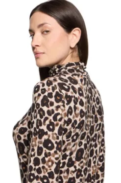 BETTY BARCLAY Shirt taupe/beige gemustert