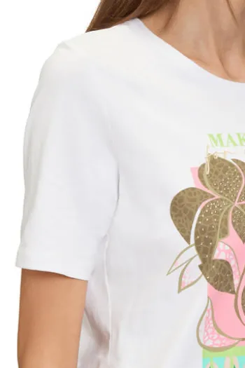 BETTY BARCLAY Shirt Weiß Kurzarm