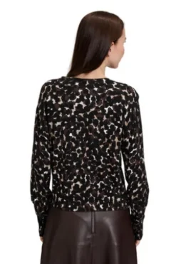 BETTY BARCLAY Strickjacke braun/beige gemustert