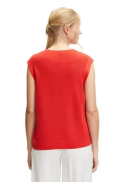 BETTY BARCLAY Strick-Top poppy red