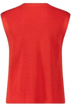 BETTY BARCLAY Strick-Top poppy red
