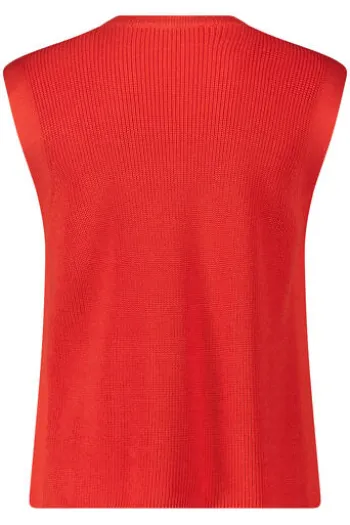 BETTY BARCLAY Strick-Top poppy red