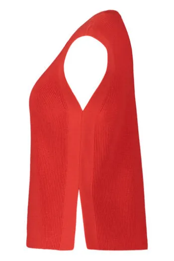 BETTY BARCLAY Strick-Top poppy red